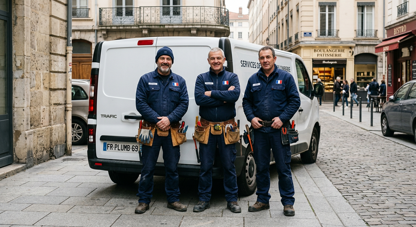 Équipe de plombiers professionnels Allo Plombier Courbevoie 92